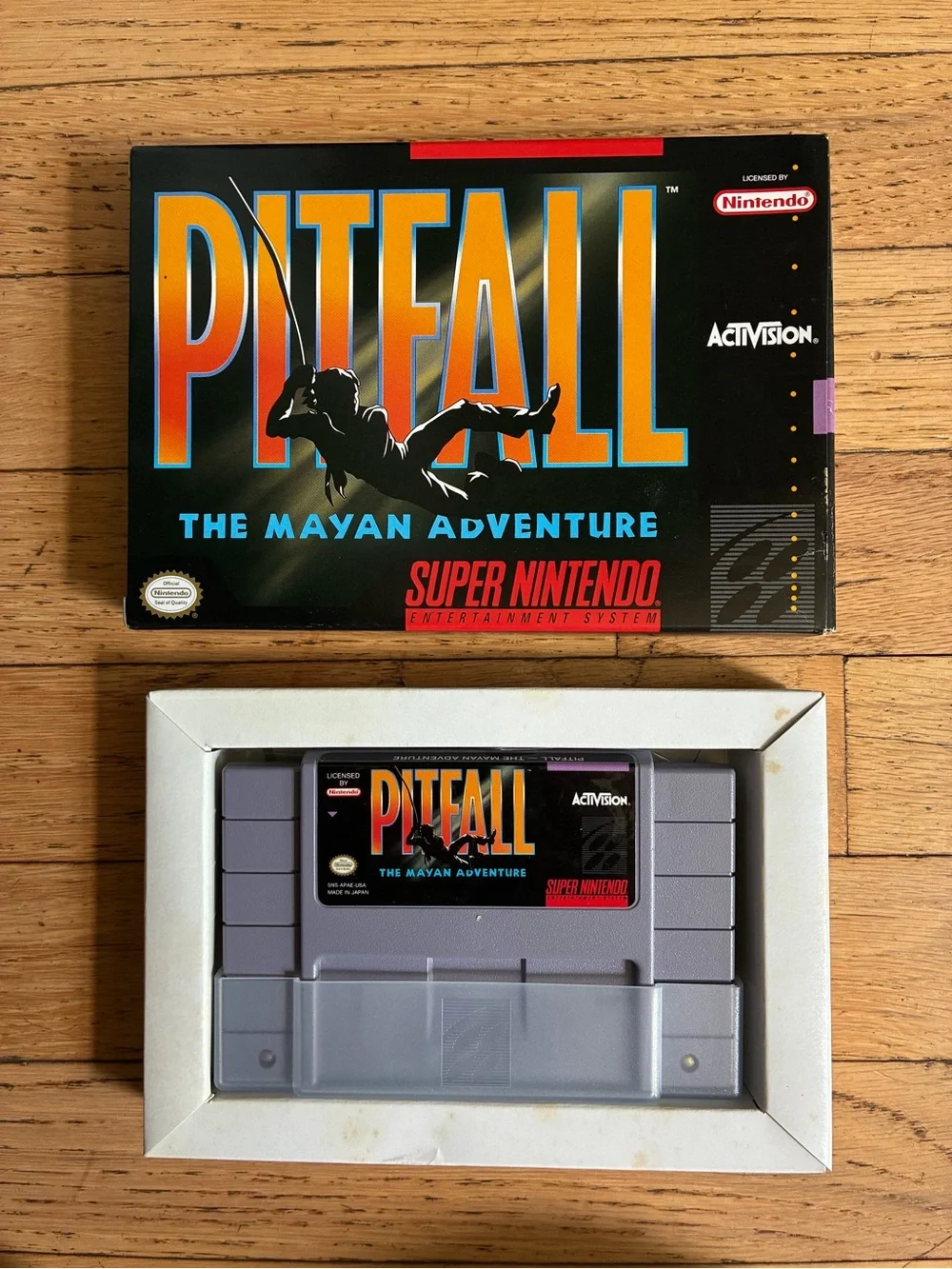 Activision Pitfall: The Mayan Adventure for Super Nintendo - Gray